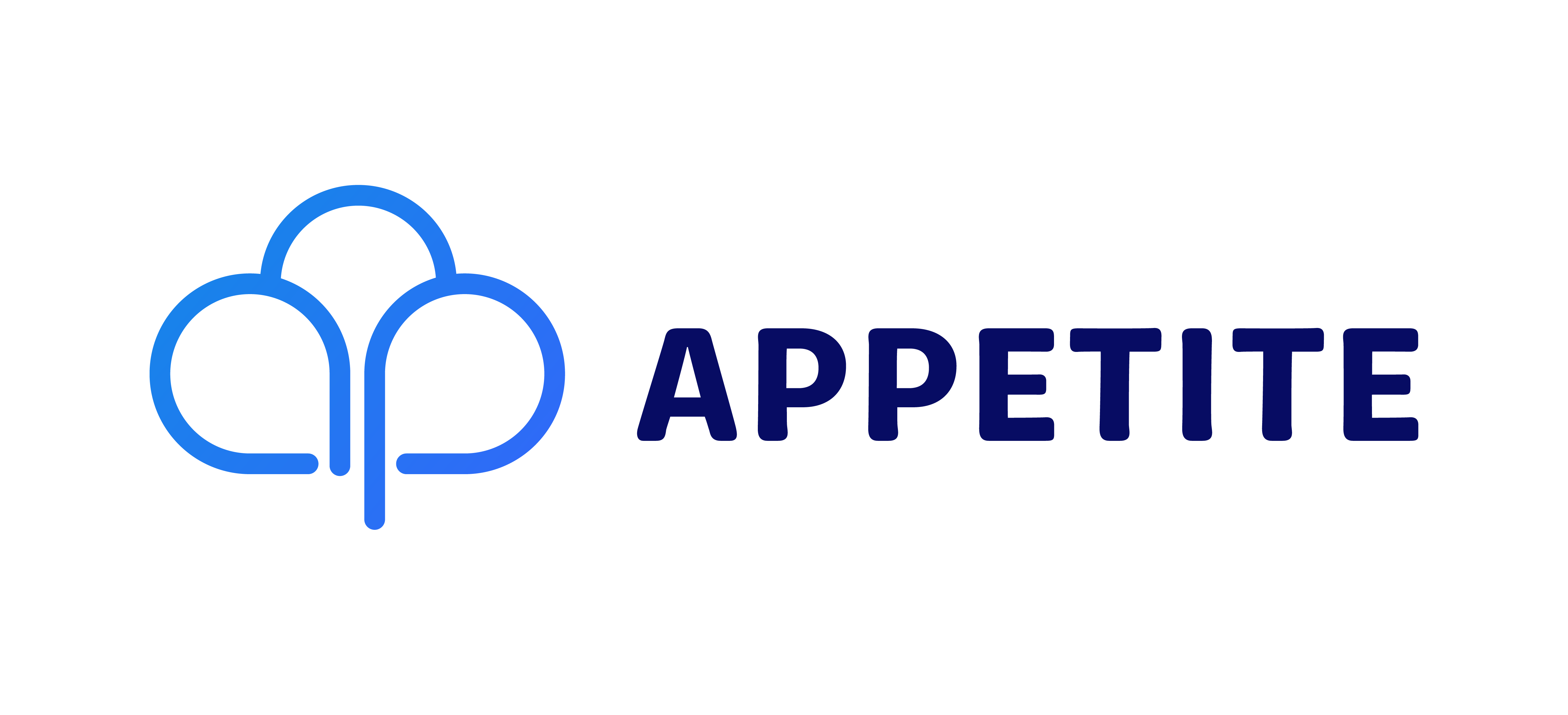 Appeite Logo. A cloud that looks like a three-scope ice-cream cone.